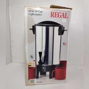 REGAL  10 to 30 Silver Coffee Maker